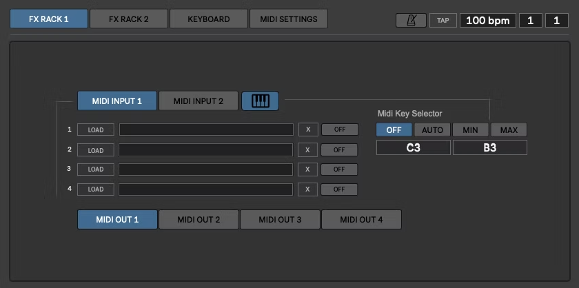 Midi Player Pro - GUI