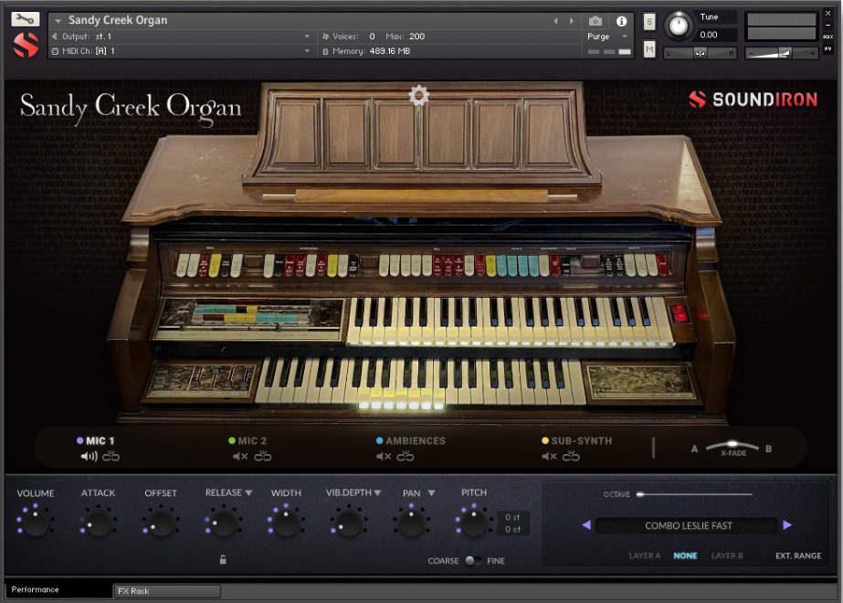 Soundiron Sandy Creek Organ - UI 1