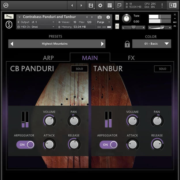 Origins Vol.10: Contrabass Panduri & Tanbur