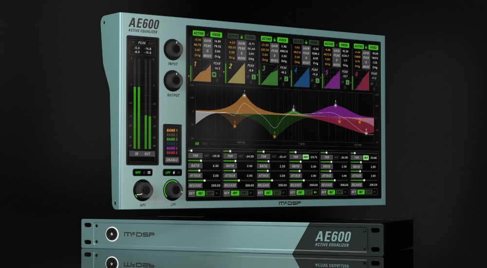 McDSP AE600 Active EQ HD v7 - Hero Shot