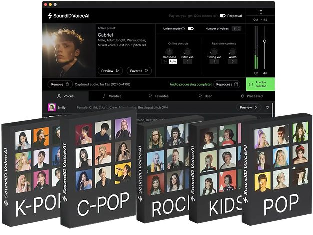 SoundID VoiceAI Perpetual & All Expansions Bundle screenshot