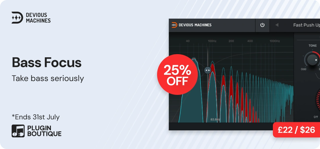 Devious Machines Bass Focus Sale