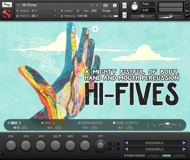 Soundiron Hi Fives - UI