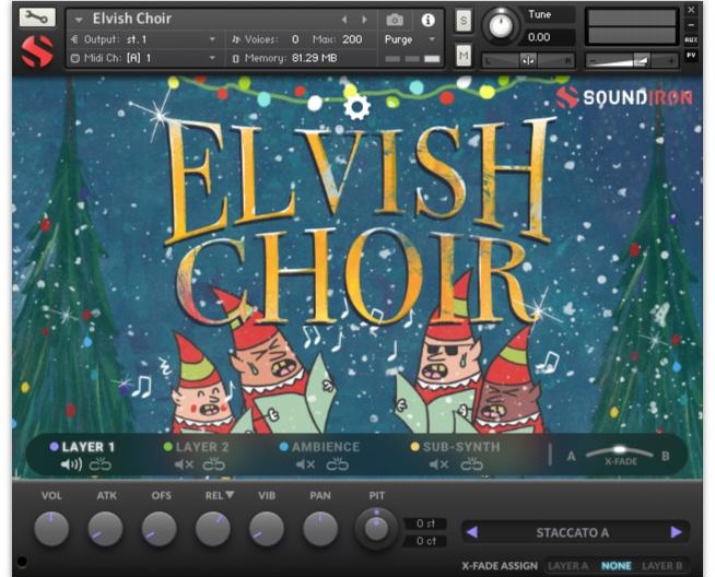 Soundiron Elvish Choir - Main UI