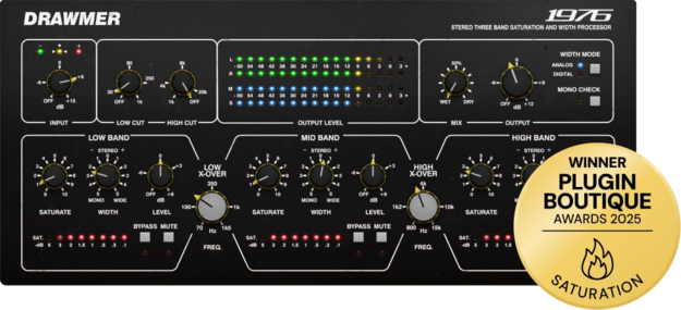 Drawmer 1976 Three Band Saturator screenshot