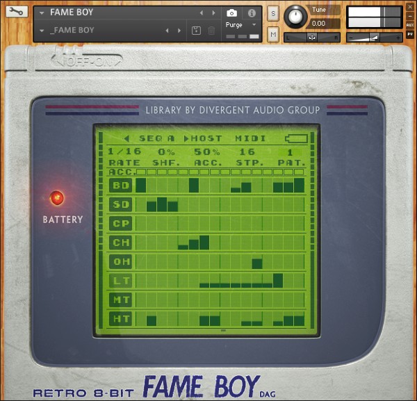 Divergent Audio Group - Fameboy - UI 02