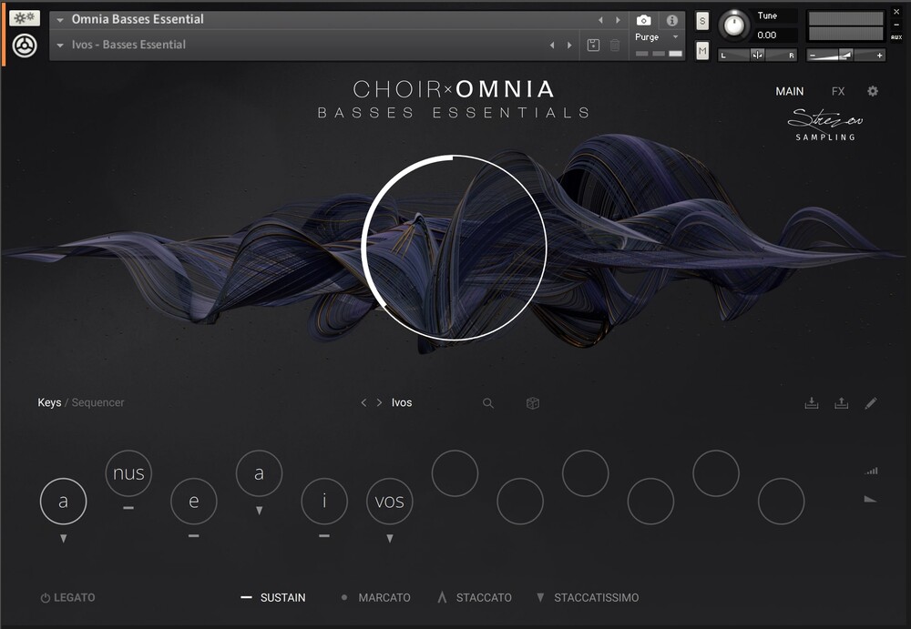 Native Instruments Choir Essentials - Omnia GUI 4