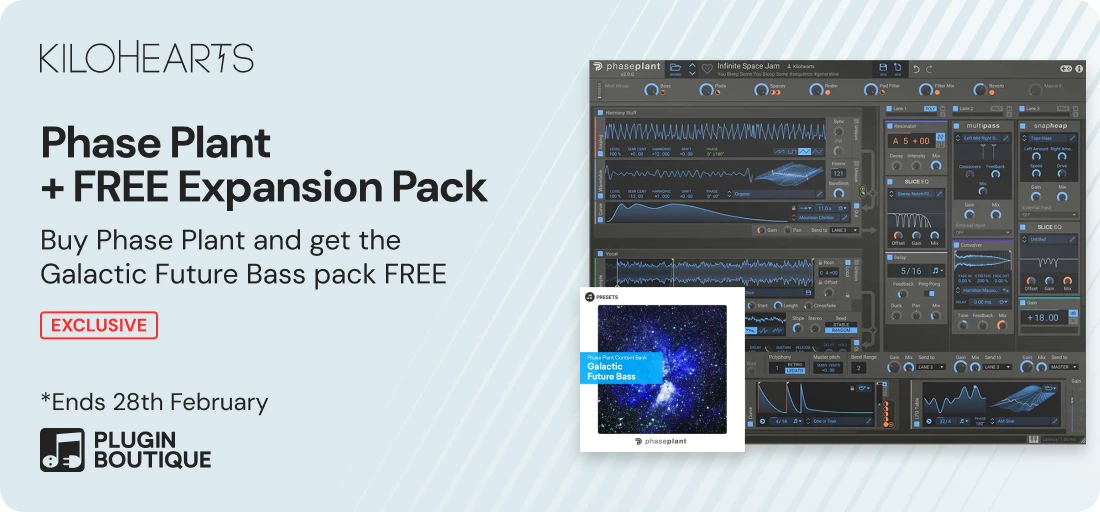 Kilohearts Phase Plant + FREE Expansion Sale (Exclusive)