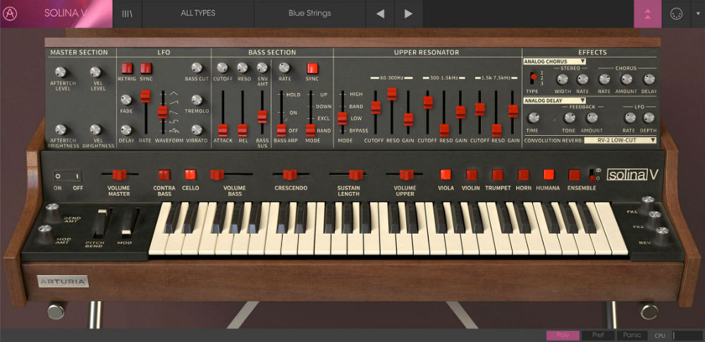 Solina V User Interface
