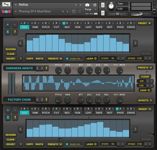 Divergent Audio Group - Helios - Main UI