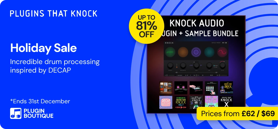 KNOCK Audio Holiday Sale