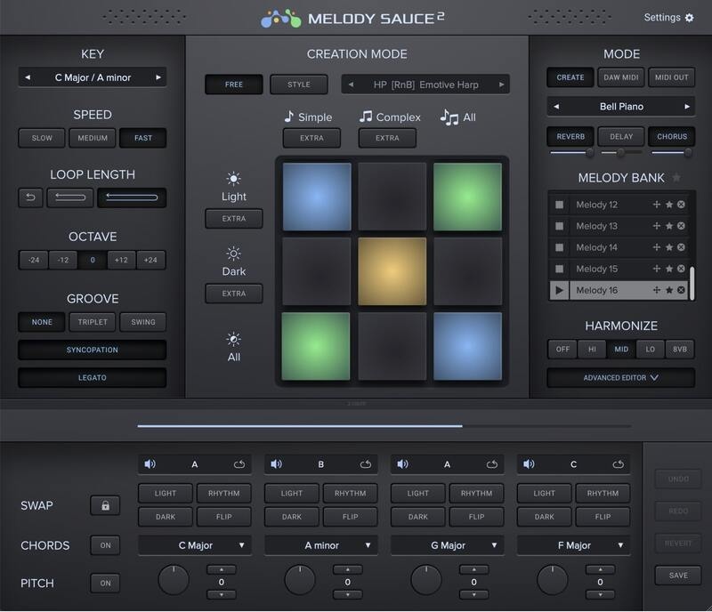 EVAbeat Melody Sauce 2 - Main GUI
