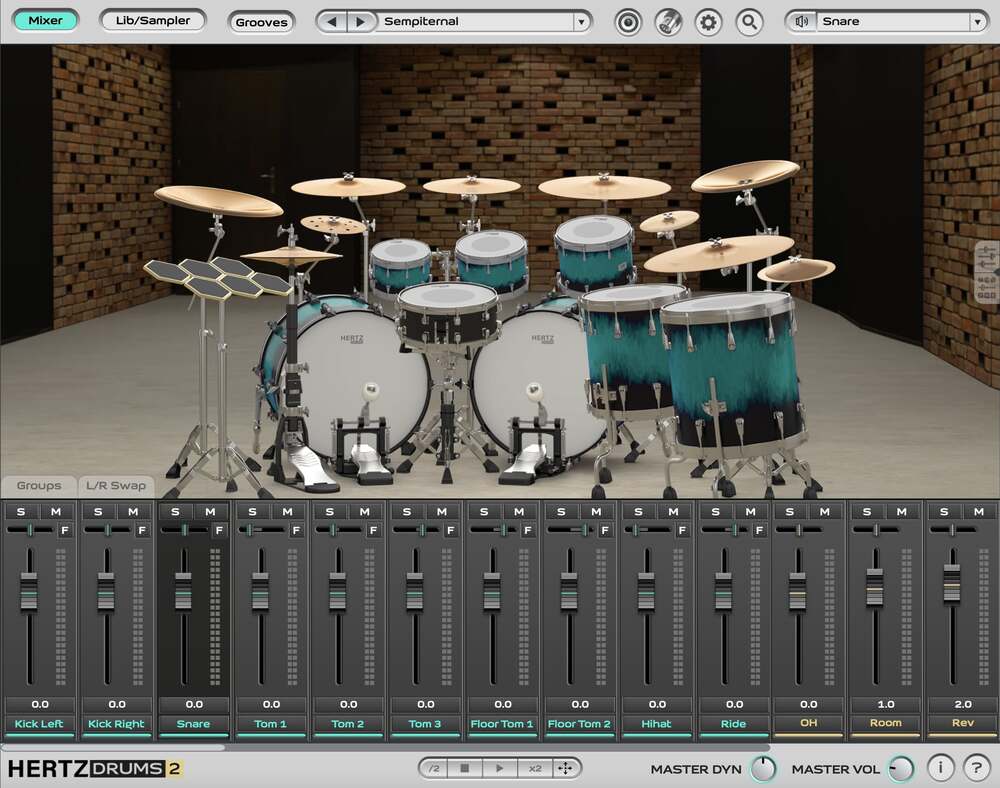 Hertz Instruments Hertz Drums 2 Fame & Fury Pack - GUI 1
