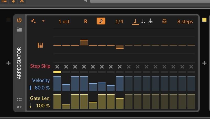 Bitwig Studio 6 - Arpeggiators