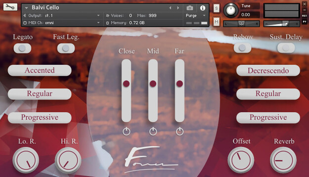 Balvi Cello screenshot