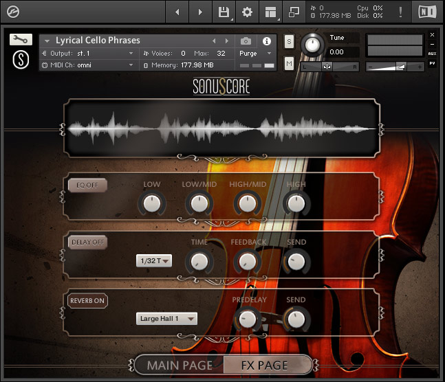 Sonuscore Lyrical Cello Phrases - FX
