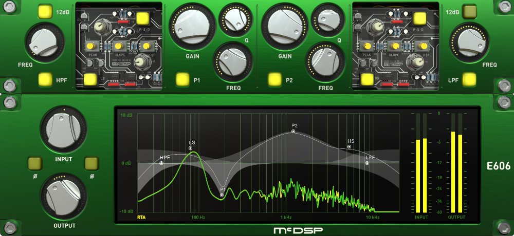 McDSP FilterBank HD v7 - E606 - UI Image