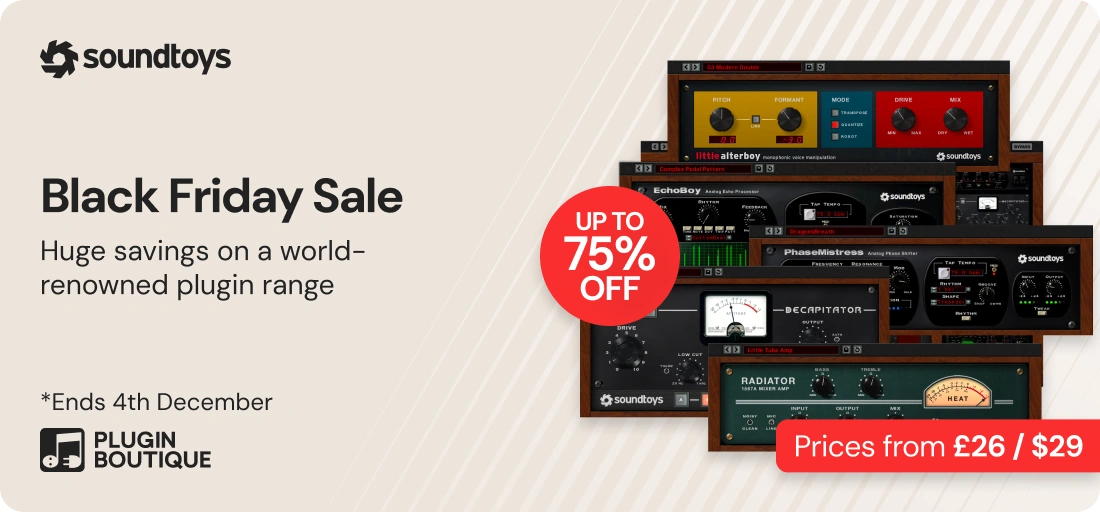 Soundtoys Black Friday Sale