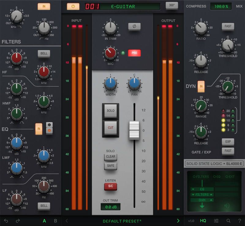SSL 4K E - GUI