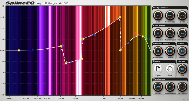SplineEQ interface