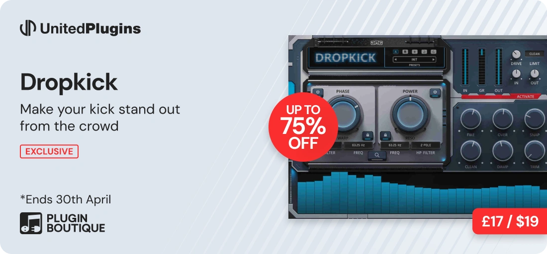 United Plugins Dropkick Drum & Rhythm Month Sale (Exclusive)