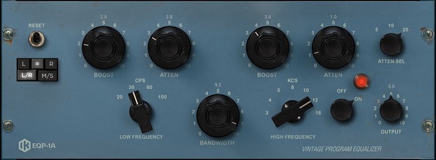 EQP-1A Vintage Tube Program Equalizer screenshot