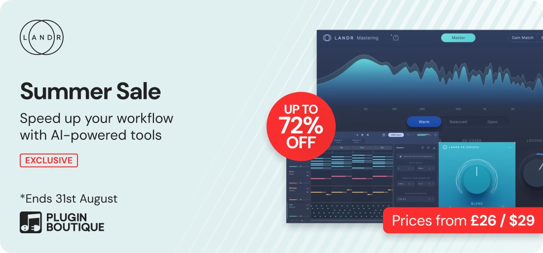 LANDR Summer Sale (Exclusive)