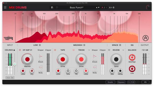 Mix DRUMS interface