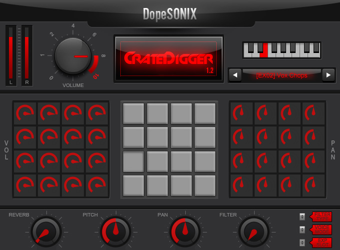 DopeSONIX Crate Digger User Interface