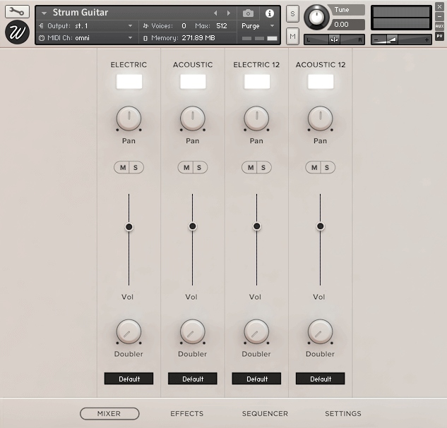 Wavesfactory Strum Guitar - UI 5