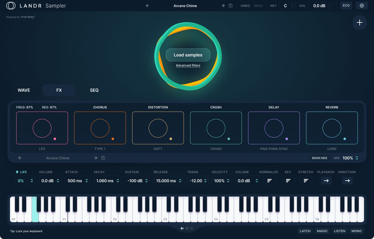 LANDR Sampler - Image 1