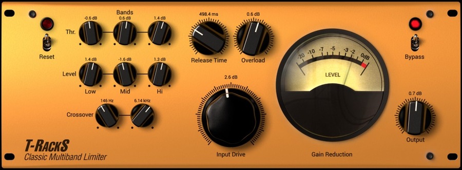 Classic T-RackS Multi-band Limiter