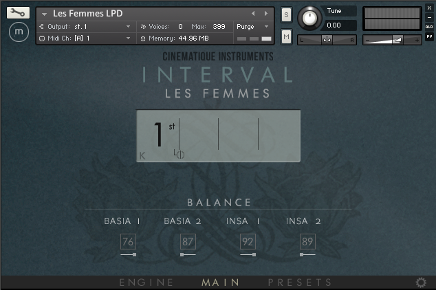 Interval - Les Femmes UI Image 1