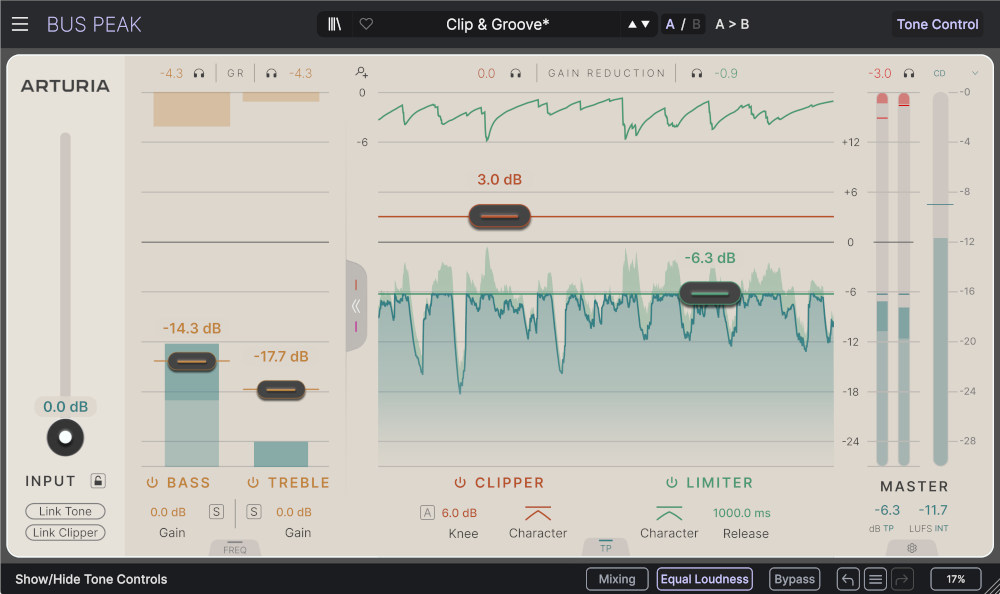 Bus PEAK - Tone Control White