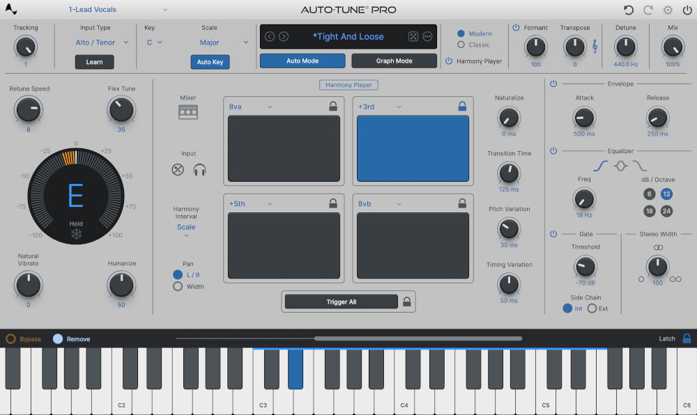 Auto-Tune Pro 11 - Harmony Player Mic Input (Light)