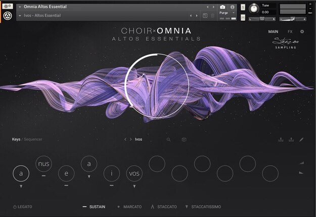 Choir Essentials – Omnia interface