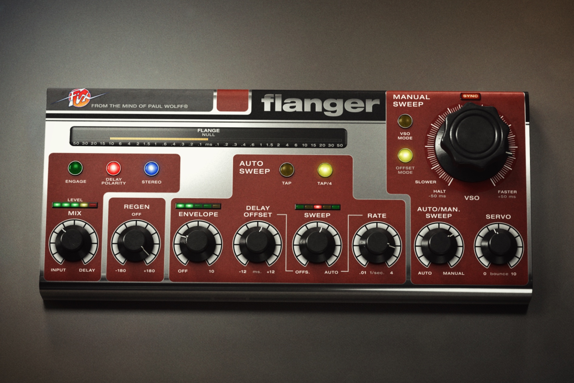 Softube Fix Flanger User Interface