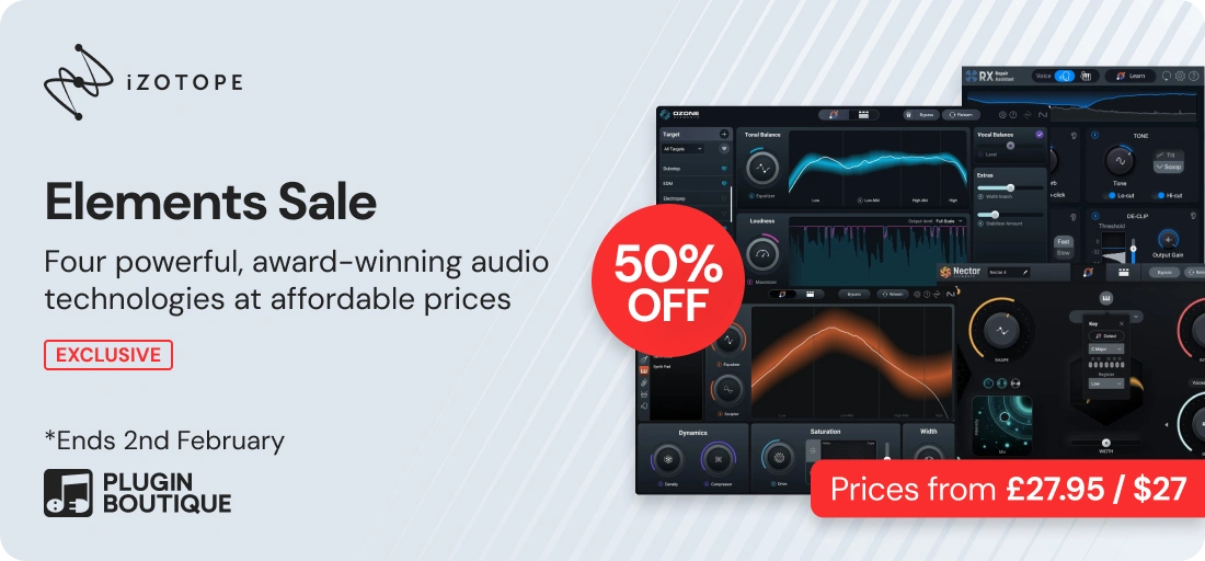 iZotope Elements Sale (Exclusive)