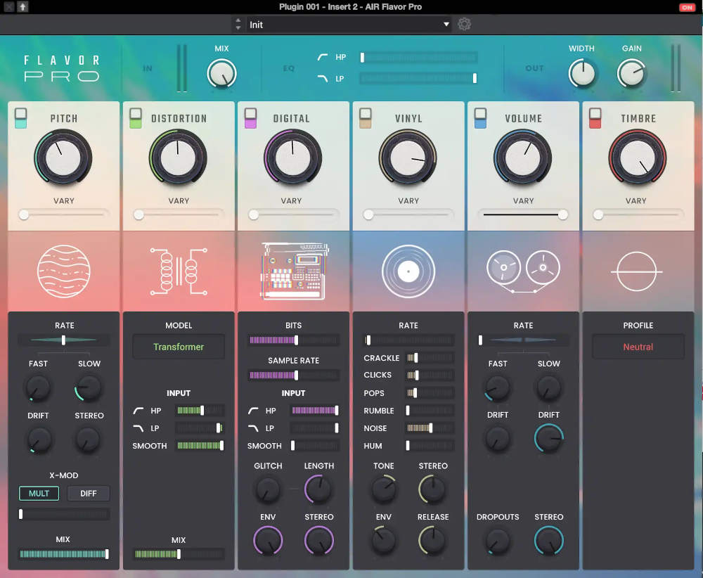 AIR Flavor Pro - GUI