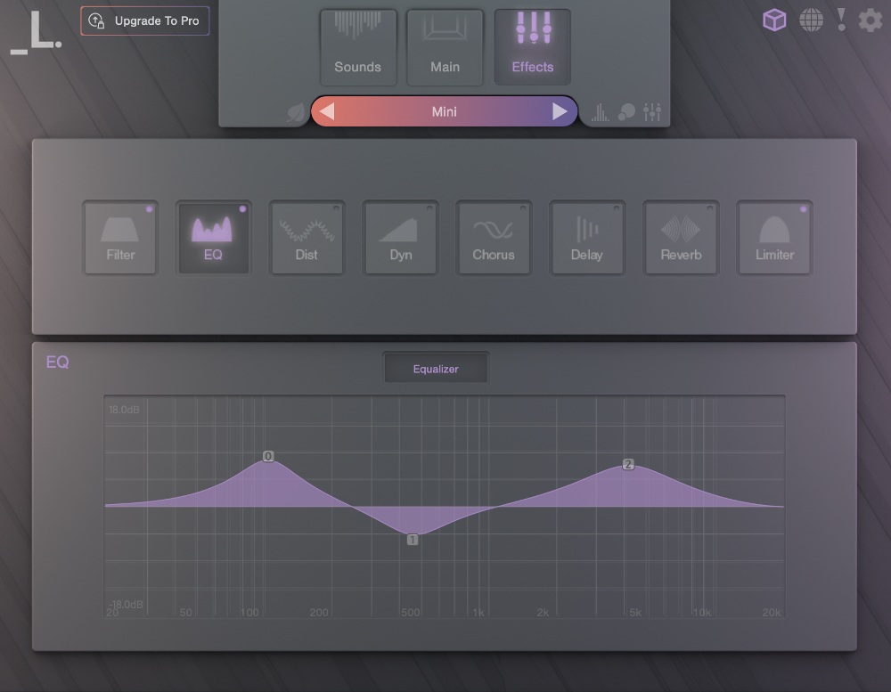 Lunacy Audio CUBE Mini - UI - EQ Image