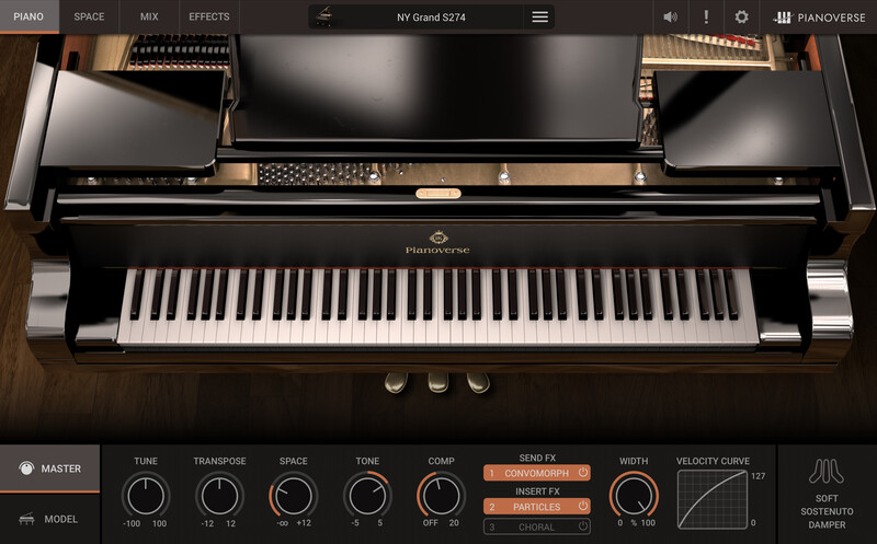 Pianoverse - NY Grand S274 - GUI