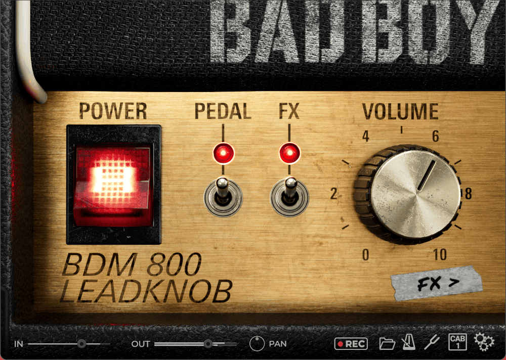 AmpKnob BDM 800 Badboy - GUI