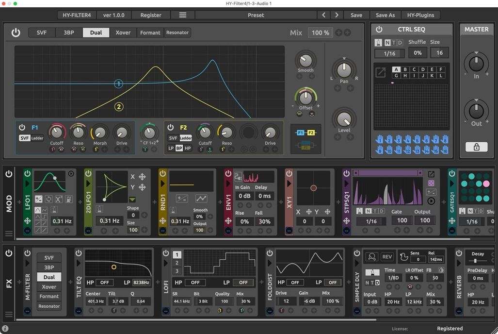 HY-Plugins HY-Filter4 - CTRL SEQ
