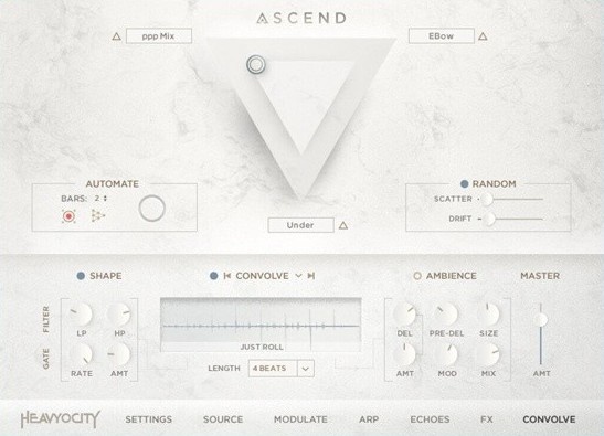Heavyocity ASCEND: Modern Grand - UI Image 01