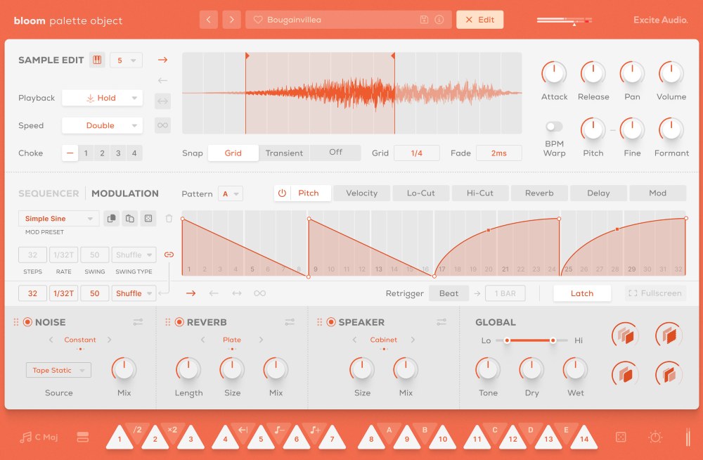 Bloom Palette Object - Edit Page Modulation