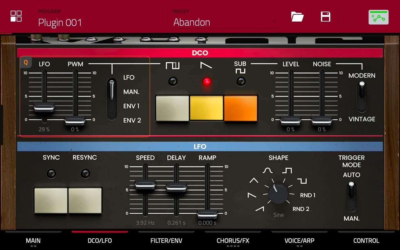 AIR Music Jura - DCO-LFO