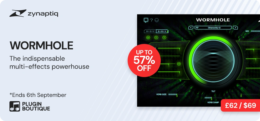 Zynaptiq WORMHOLE Summer Madness Sale
