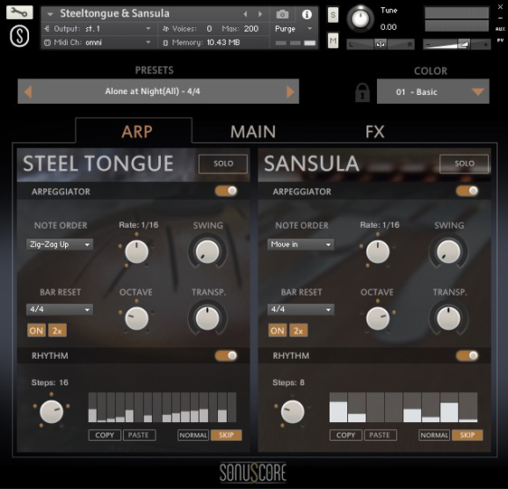 Sonuscore Origins Vol.1: Steel Tongue & Sansula - Arp